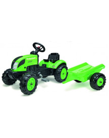 TRACTEUR COUNTRY FARMER 2/5 ANS + REMORQ