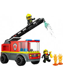 CAMION DE POMPIERS AVEC ECHELLE