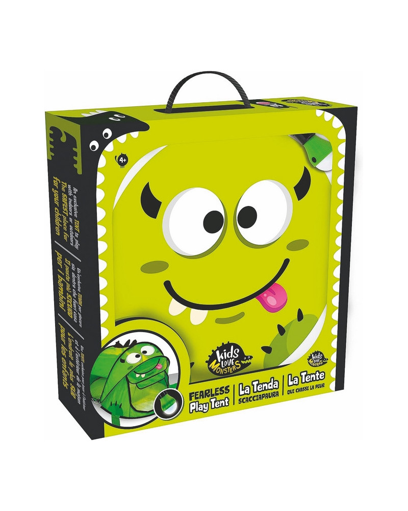 TENTE POP UP MONSTRES 2 ENFANTS + LAMPE