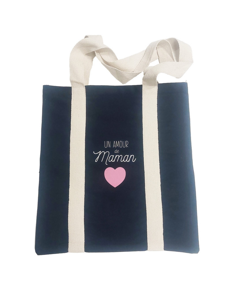 TOTE BAG BLEU MAMAN