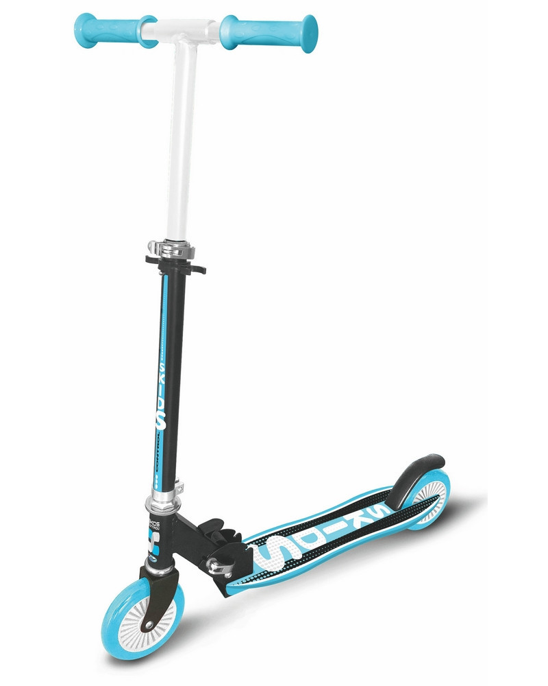 SCOOTER ALU PLIABLE SKIDS BLEU/NOIR