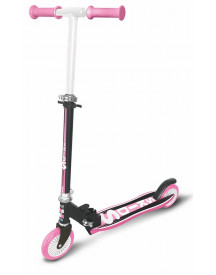 SCOOTER ALU PLIABLE SKIDS ROSE/NOIR