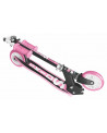 SCOOTER ALU PLIABLE SKIDS ROSE/NOIR