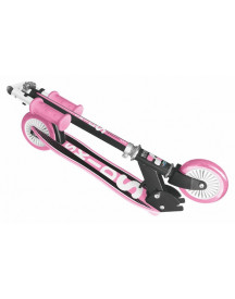 SCOOTER ALU PLIABLE SKIDS ROSE/NOIR