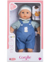 BB CALIN MAEL BLEU/GRIS 30CM