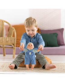 BB CALIN MAEL BLEU/GRIS 30CM