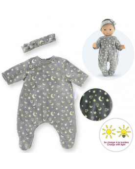 BEBE 30CM PYJAMA BRILLE...