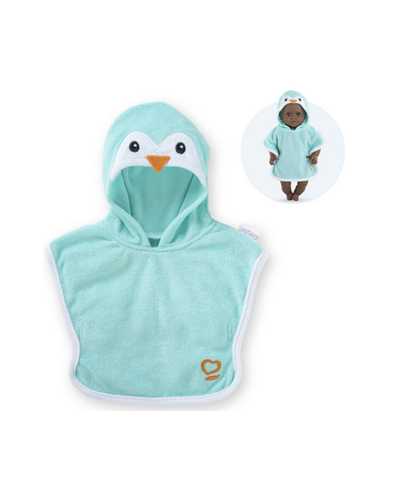 BEBE 30CM CAPE DE BAIN PINGOUIN
