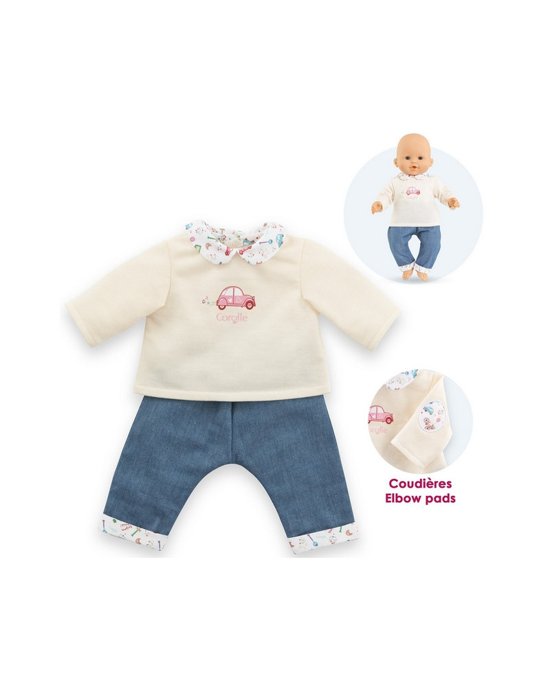 BEBE 36CM T-SHIRT + JEANS WK PARIS