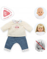 BEBE 36CM T-SHIRT + JEANS WK PARIS