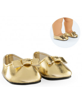 BB 36CM BALLERINES DOREES