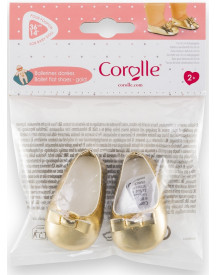 BB 36CM BALLERINES DOREES