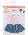 BEBE 30CM T-SHIRT + JUPE WK PARIS