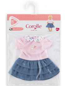 BEBE 30CM T-SHIRT + JUPE WK PARIS