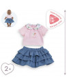 BEBE 36CM T-SHIRT + JUPE WK PARIS