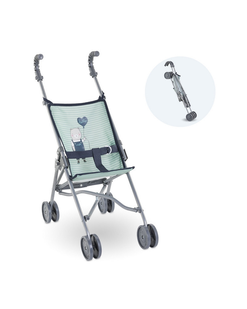 POUSSETTE CANNE SAUGE DOUBLE ROUES 63CM