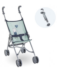 POUSSETTE CANNE SAUGE DOUBLE ROUES 63CM