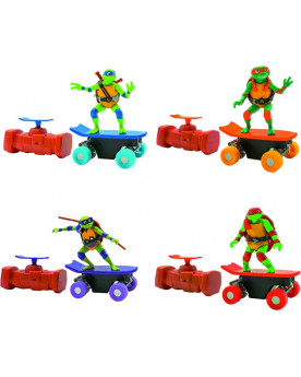 TORTUE NINJA RC SKATE 4ASS.