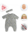 BEBE 36CM PYJAMA BRILLE DANS LA NUIT