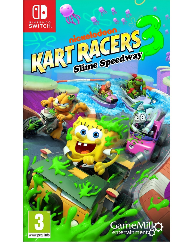 SWITCH NICKELODEON KART RACERS 3 SLIME