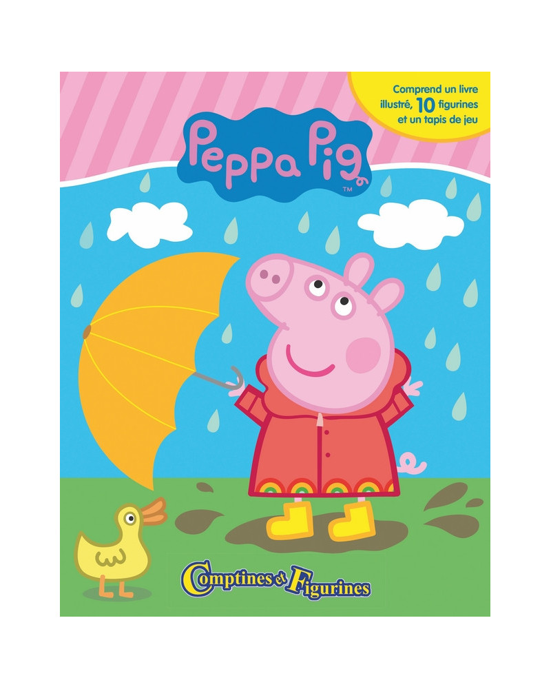 COFFRET COMPTINES ET FIGURINES PEPPA PIG