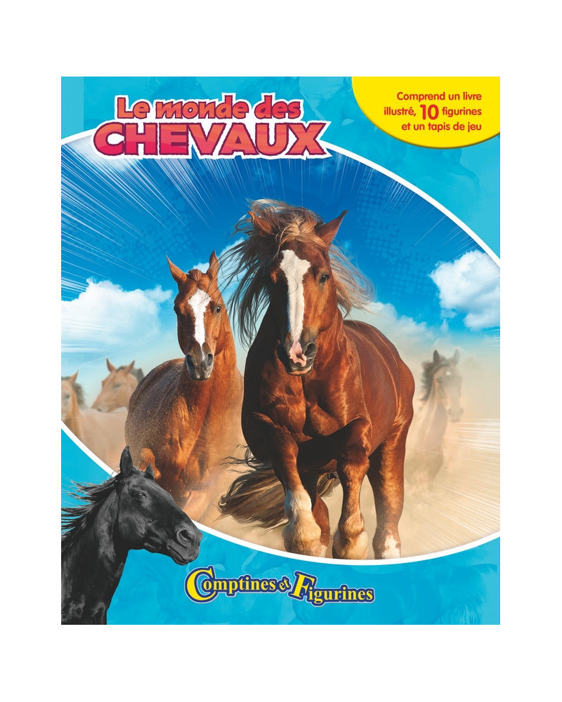 COFFRET COMPTINES ET FIGURINES CHEVAUX