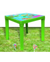 TABLE 46X46X43 VERTE ANIMAL