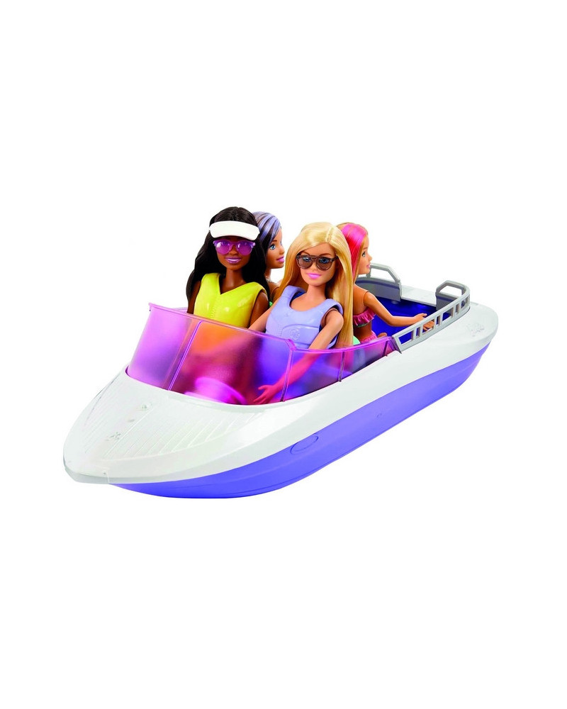 BARBIE 2 POUPEES + BATEAU + ACC.