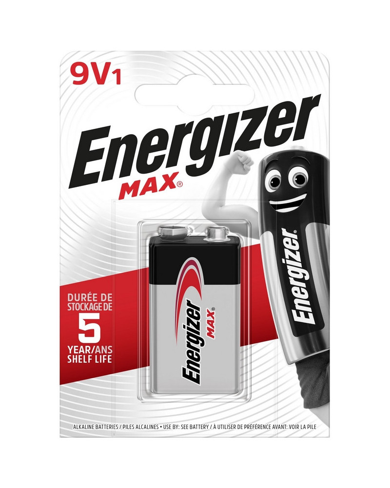 1 PILE ENERGIZER 6LR61 MAX (9V)