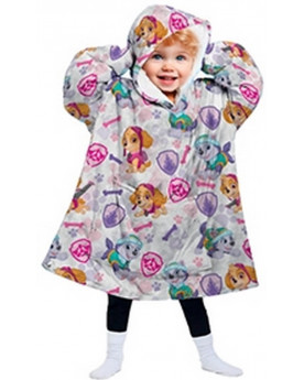 PONCHO TAILLE PAW PATROL ROSE