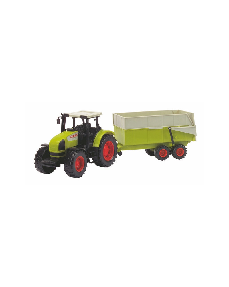 TRACTEUR CLAAS + REMORQUE BASCULANTE