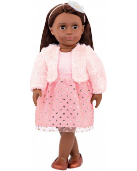 POUPEE RIYA BRUNE  46CM