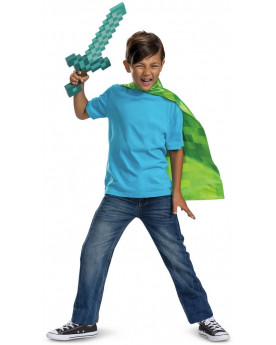 KIT MINECRAFT EPEE&CAPE ENFANT