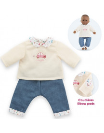 BEBE 30CM T-SHIRT + JEANS WK PARIS