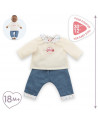BEBE 30CM T-SHIRT + JEANS WK PARIS