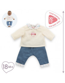 BEBE 30CM T-SHIRT + JEANS WK PARIS