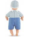 BB CALIN MAEL BLEU/GRIS 30CM