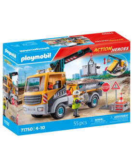 CAMION DE CHANTIER AVEC...