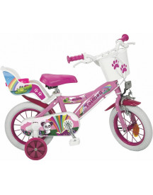 VELO 12" FANTASY ROUES GONFL PORTE BEBE