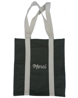 TOTE BAG KAKI MERCI