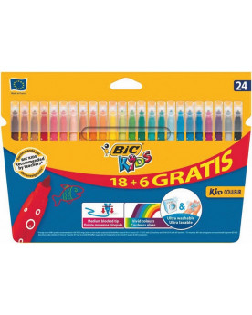 18 + 6 FEUTRES KIDS COULEUR