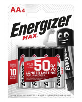 4 PILES ENERGIZER LR06 MAX...
