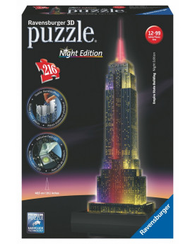 PUZZ. 3D EMPIRE STATE BY NIGHT