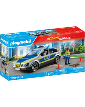 VOITURE DE POLICIERS AVEC...