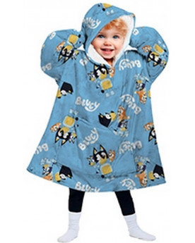 PONCHO TAILLE 3/6 BLUEY