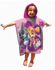PONCHO POLYESTER 55X110CM PAW PATROL ROS