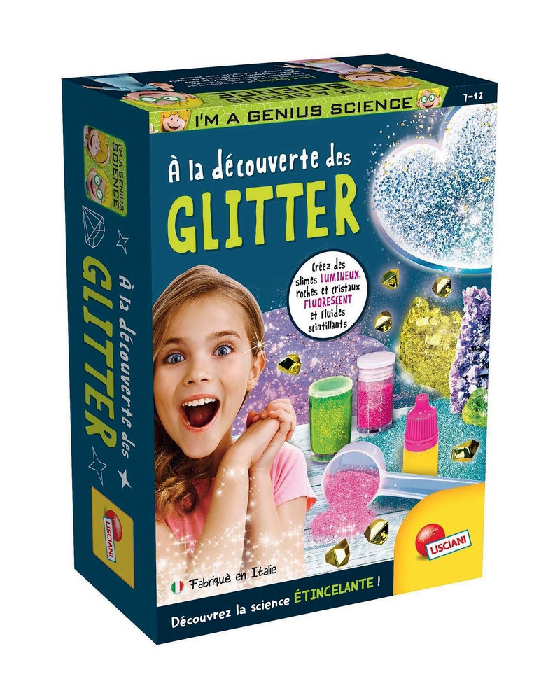 I'M A GENIUS SCIENCE A LA DEC. GLITTER