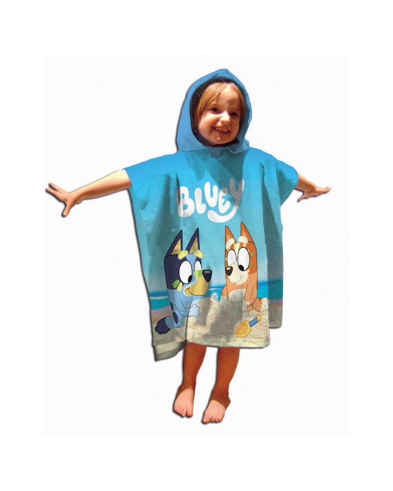 PONCHO POLYESTER 55X110CM BLUEY