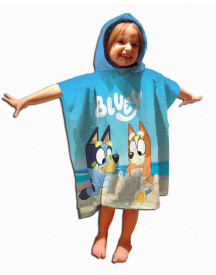 PONCHO POLYESTER 55X110CM BLUEY