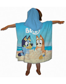 PONCHO POLYESTER 55X110CM BLUEY